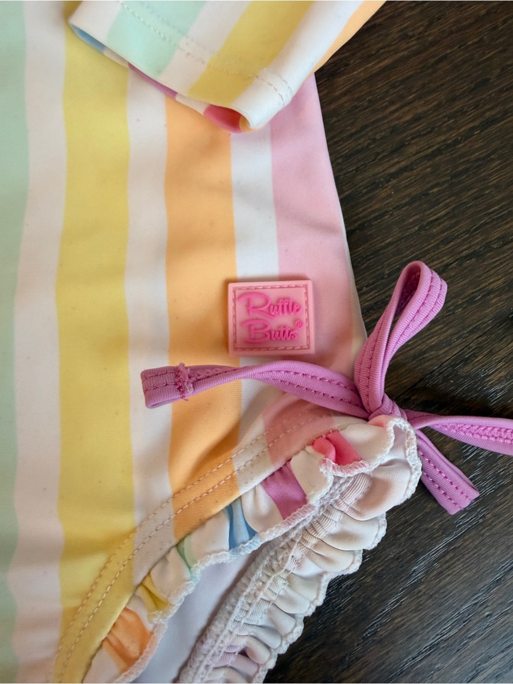 6-12 Month RuffleButts Swimsuit - Picture 2 of 9
